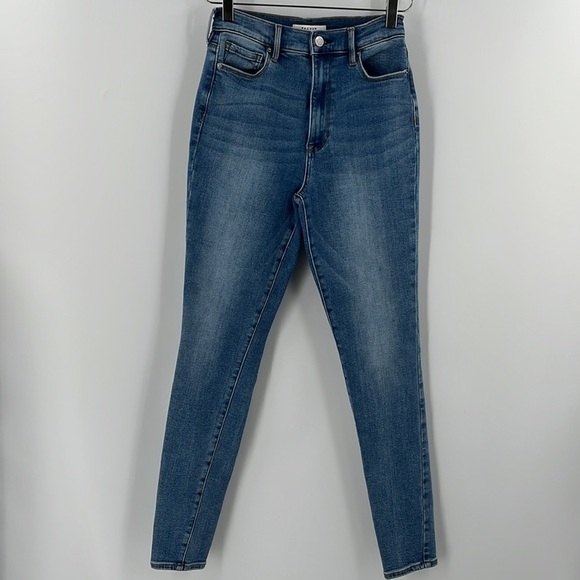 PACSUN Super High Rise Jegging Stretch Blue Denim Jeans 26 Tall 29" Inseam - Picture 3 of 9